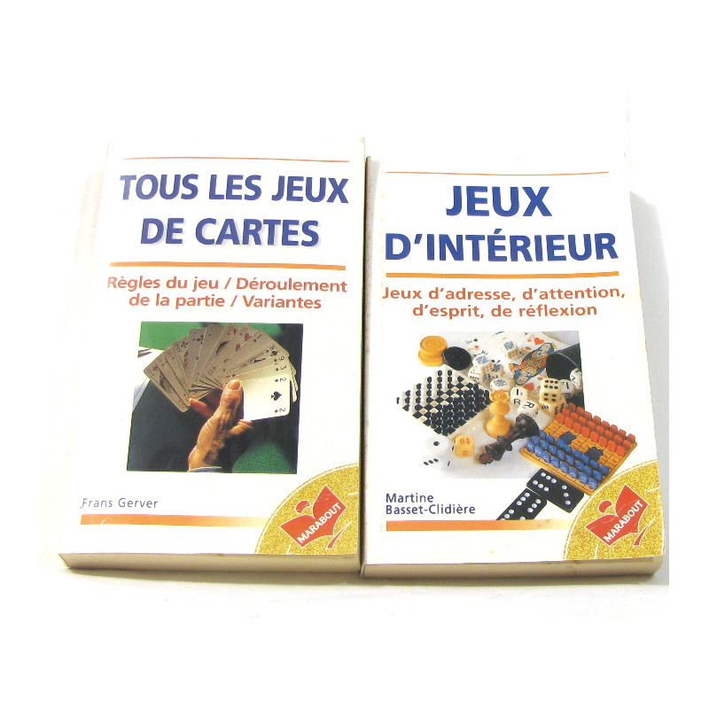 Le Guide Marabout : des Jeux d'intérieur - tous les jeux de cartes