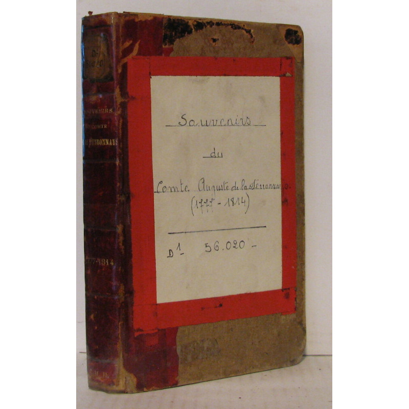 Souvenirs du comte 1777-1814