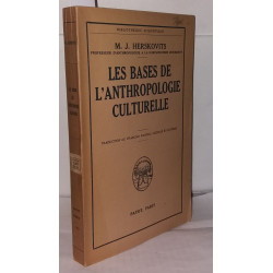 Les bases de l'anthropologie culturelle