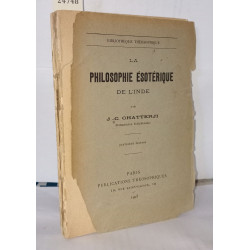 La philosophie ésotérique de l'Inde