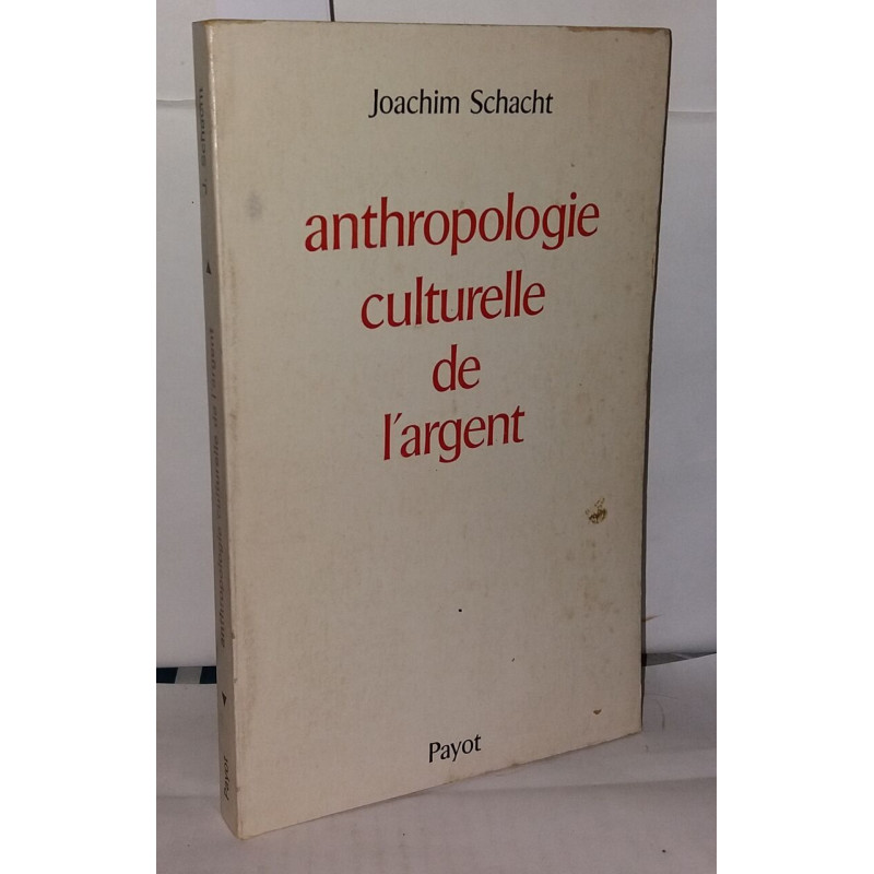 Anthropologie culturelle de l'argent