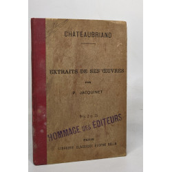Extraits de ses oeuvres par P. Jacquinet