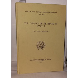 The Coinage of Metapontum part 3. (Numismatic Notes and Monographs...