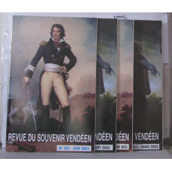 Revue du souvenir Vendéen 4 Numéros année 2003