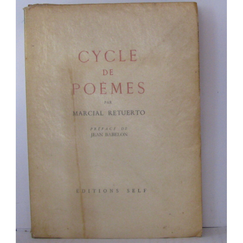 Cycle de poèmes