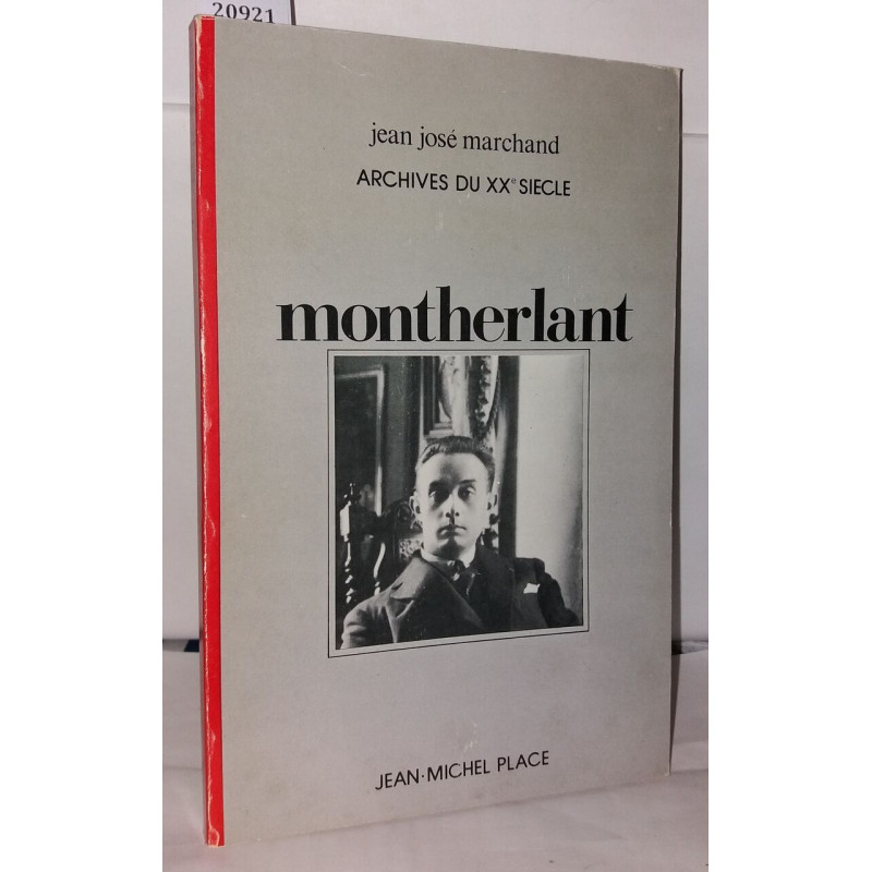 Henry de Montherlant archives du XXe siècle cahier N°2