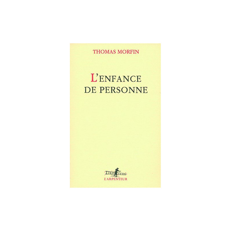 L'enfance de personne