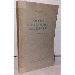 Notes d'histoire générale cours préparatoire à l'école royale...