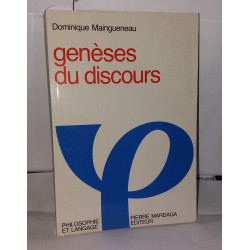 Genèse du discours
