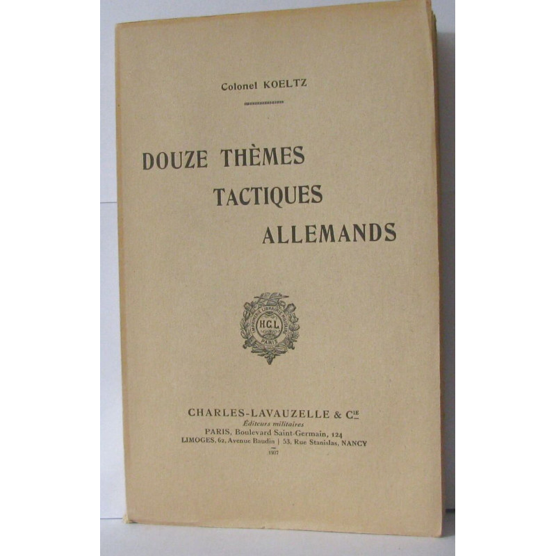Douze Thèmes Tactiques Allemands