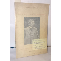 Journal de la librairie 41e année Avril 1955 . Numéro consacré a...
