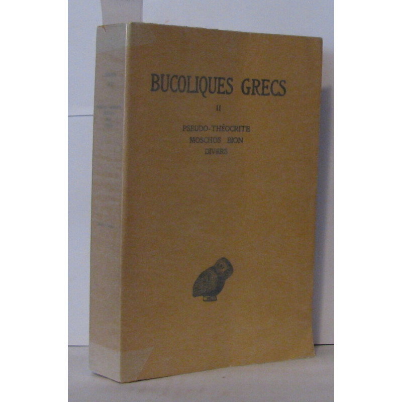 Bucoliques Grecs II , Moschos Bion Divers