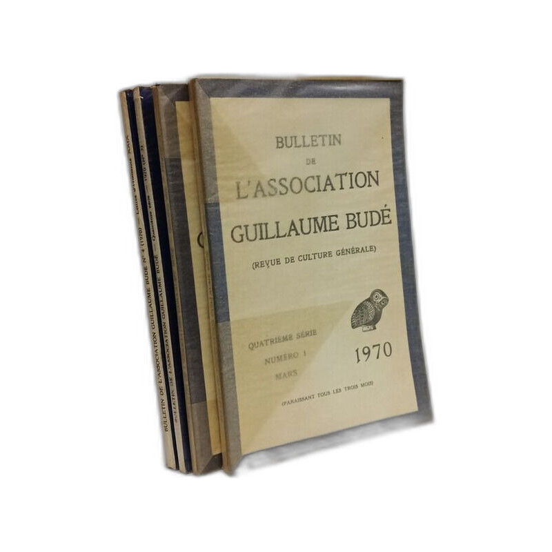 Bulletin de l'Association Guillaume Budé - N°1-2-3-4 --- 1970