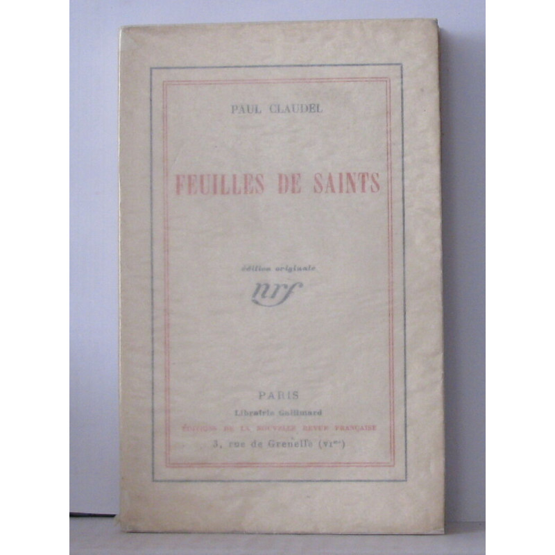 Feuilles de saints