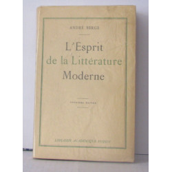 L'esprit de la littérature moderne