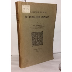 Un nouveau principe d'étymologie romane