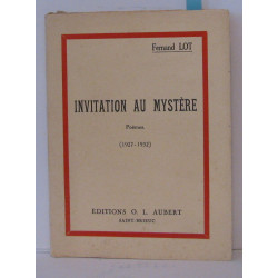 Invitation au mystère poèmes ( 1927-1932 )
