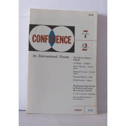 Confluence an international forum Volume 7 N°2