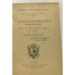Enseignements pratiques de l'évangiles avec préface de S.G. Mgr...