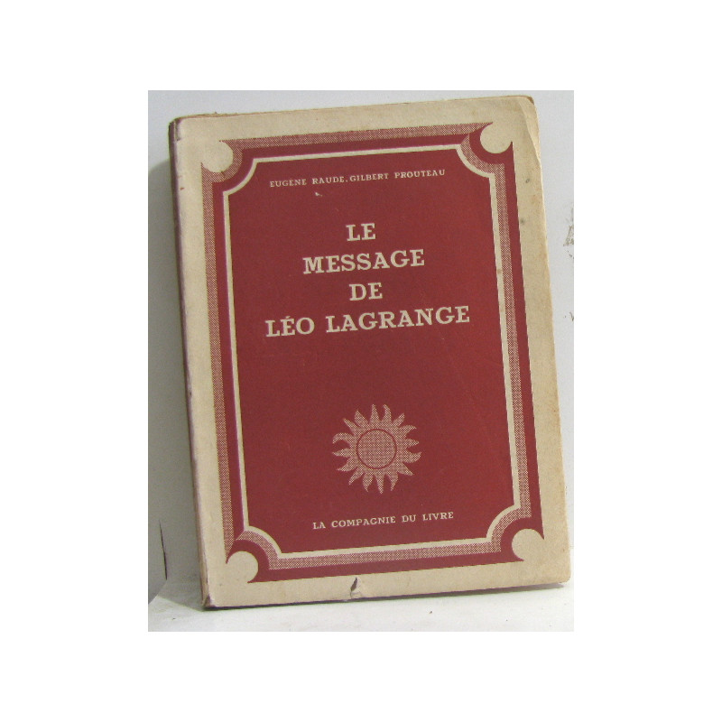 Le message de léo lagrange