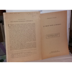 Le droit divin a Byzance - Seorseum impressum ex commentariis...