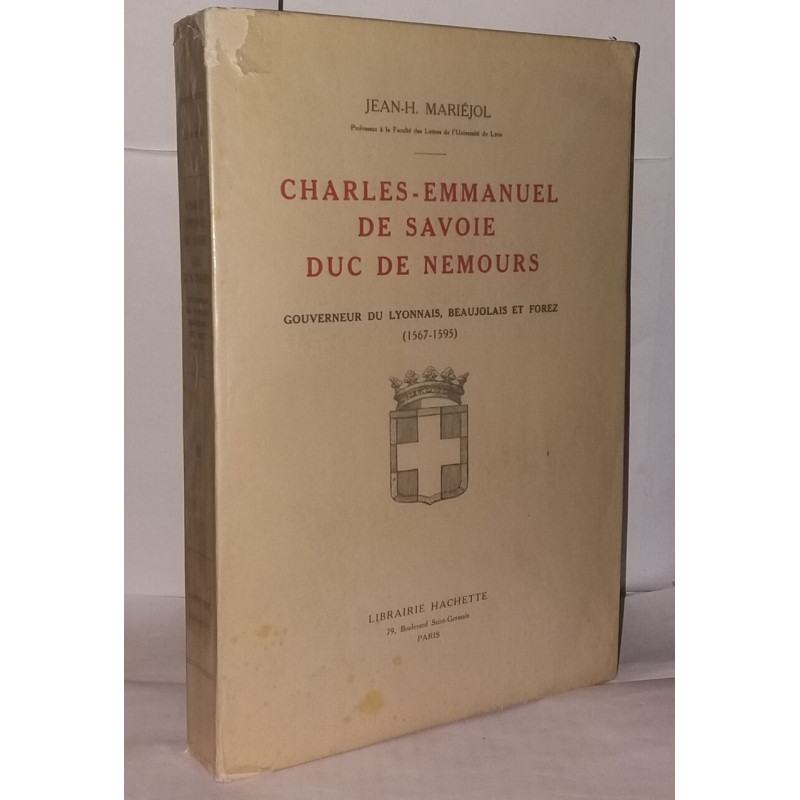 Charles-Emmanuel de Savoie Duc de Nemours gouverneur du lyonnais...