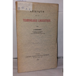 Lexique de la terminologie linguistique