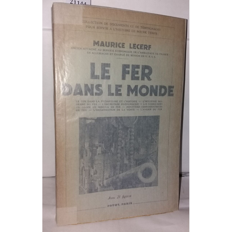 Le fer dans le monde