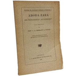 Aboda Zara - der Misnatraktat"Götzendienst"