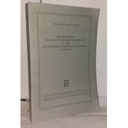 Die rezeption der Französischen aufklärung in den göttingischen...