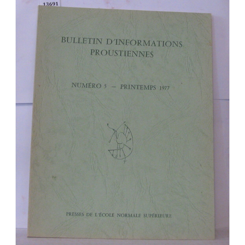 Bulletin d'information Proustiennes numéro 5