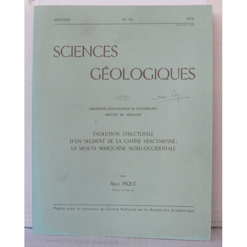 Sciences géologiques - évolution structurale d'un segment de la...