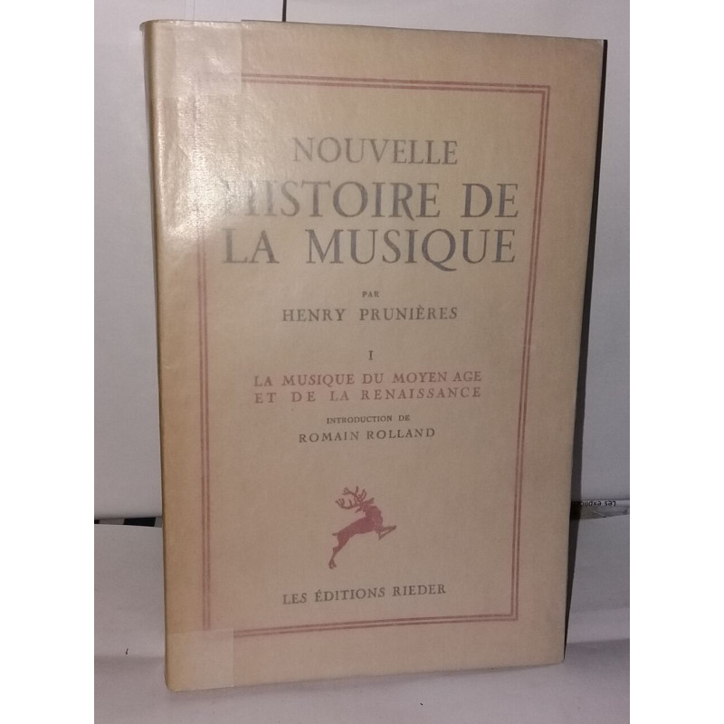 Nouvelle histoire de la musique