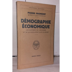 Démographie économique : Les rapports de l'économie et de la...