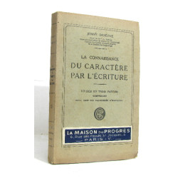 La connaissance du caractère par l'écriture divisée en trois parties