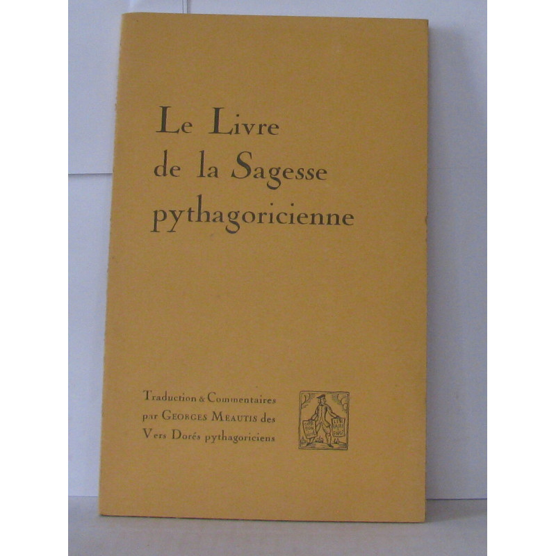 Le livre de la sagesse pythagoricienne