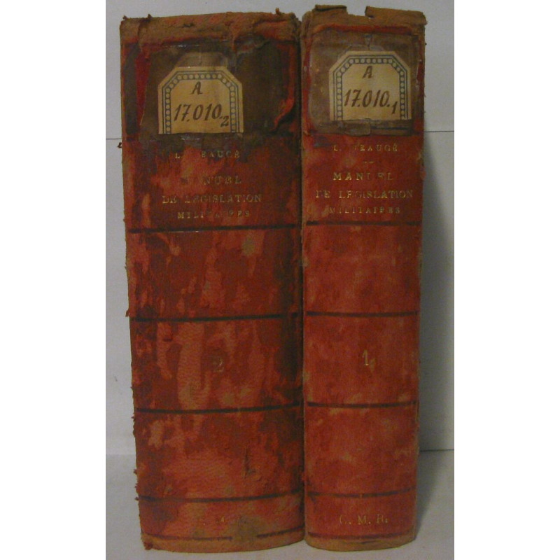 Manuel de législation d'aministration et de comptabilité militaire...