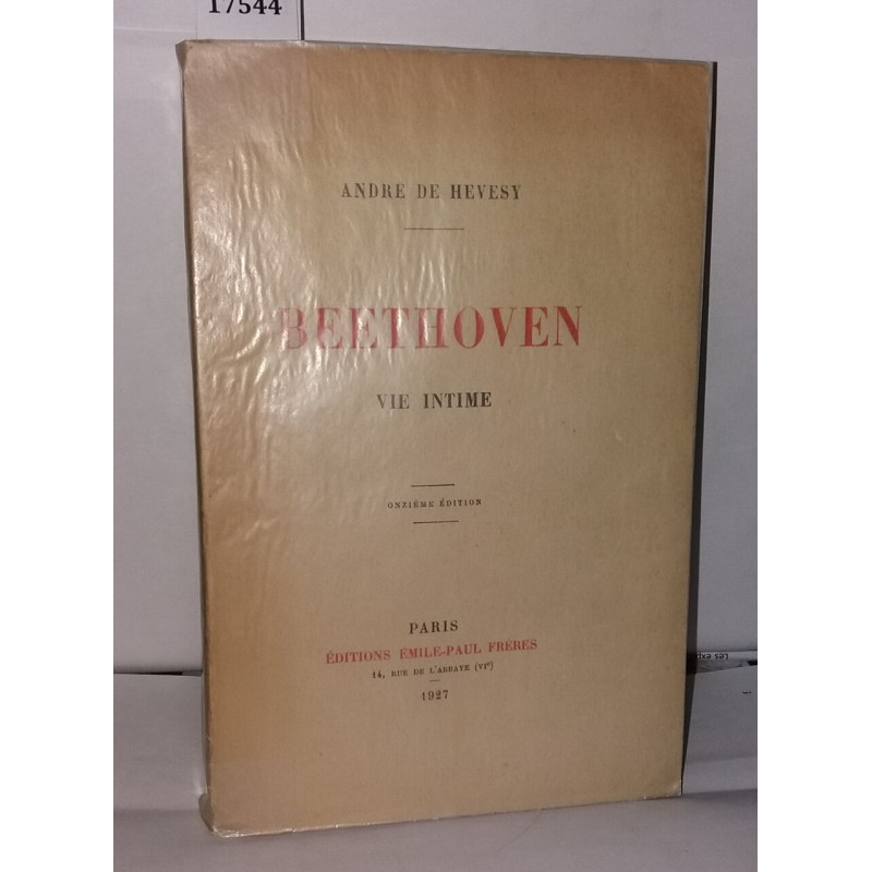 Beethoven vie intime