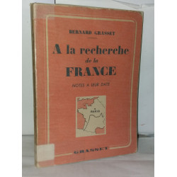 A la recherche de la Frane Notes a leur date