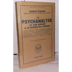 La psychanalyse et son apport