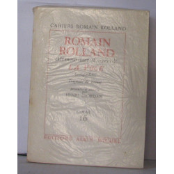 Cahiers Romain Rolland N° 16 Romain roland et le mouvement de la...