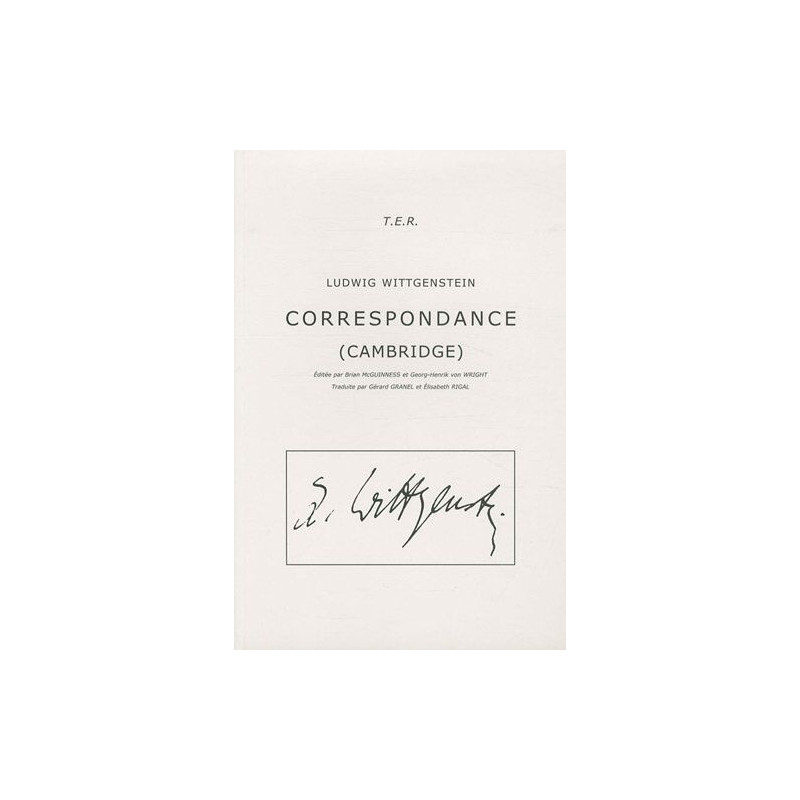 Correspondance (Cambridge)