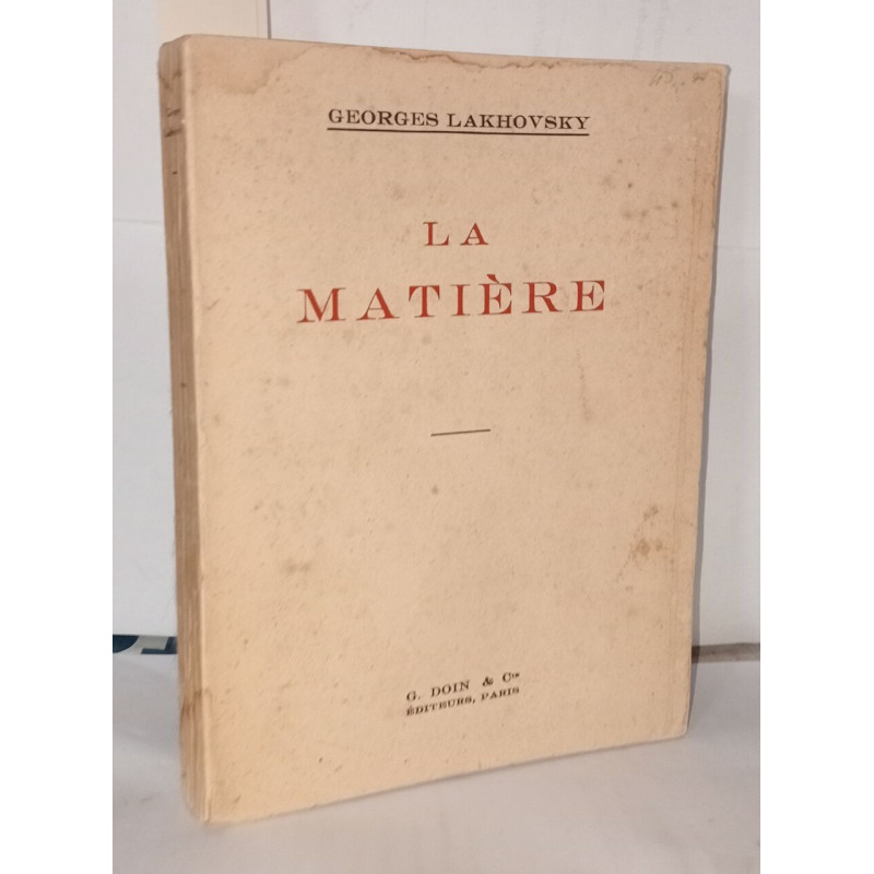 La matière