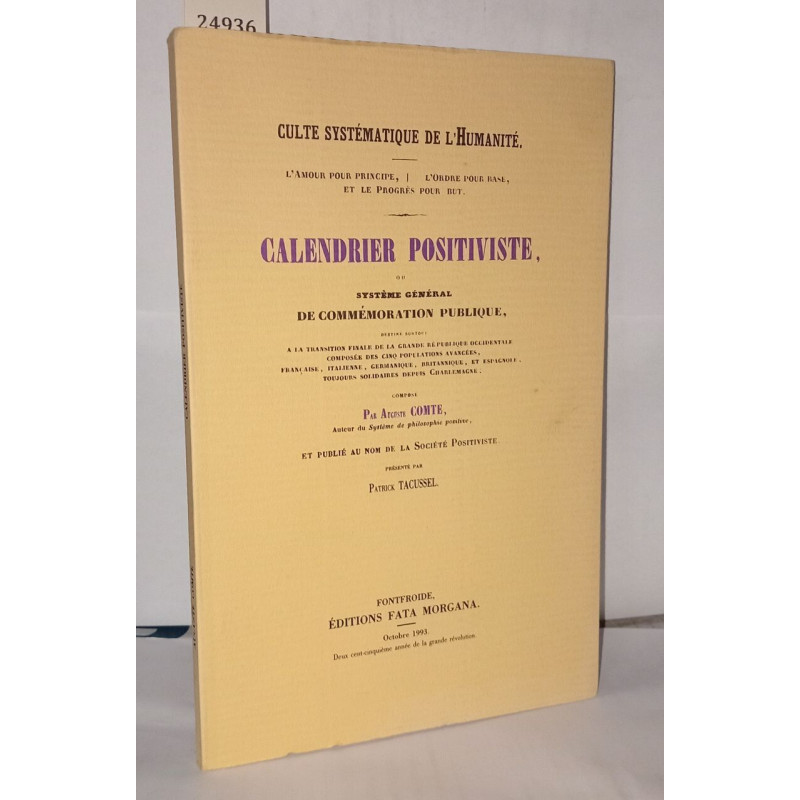 Calendier positiviste