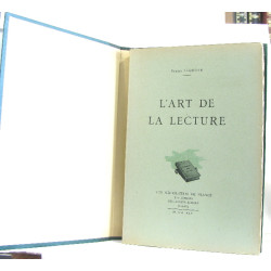 L'art de la lecture
