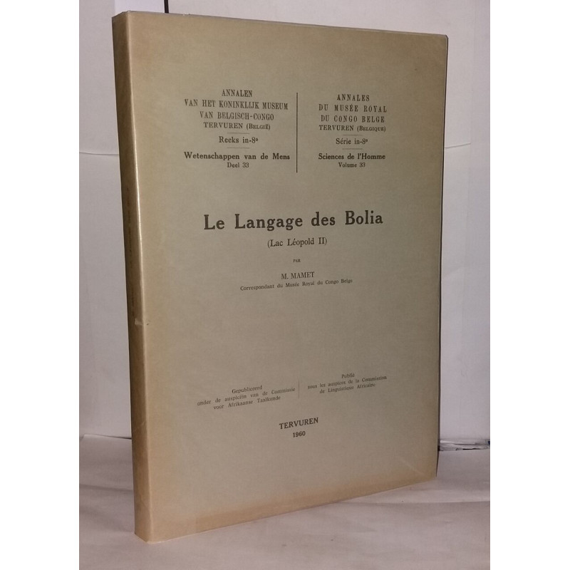 Le language des Bolia (Lac Léopold II)