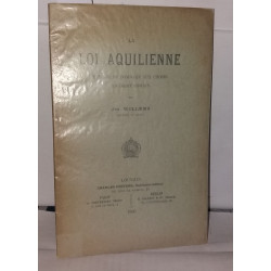 La loi aquilienne théorie du dommage aux choses en droit romain