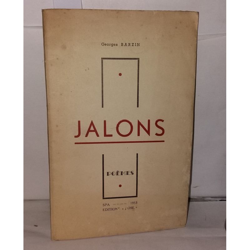 Jalons poèmes