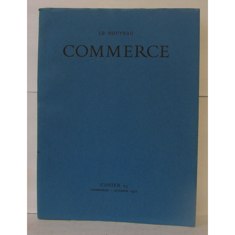 Le Nouveau Commerce cahier 23
