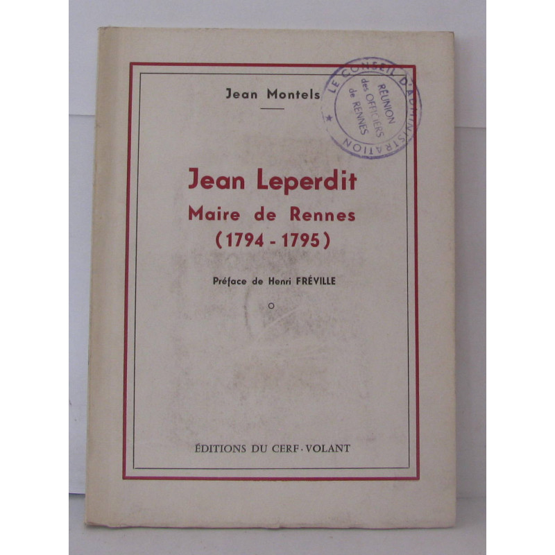 Jean Leperdit maire de Rennes ( 1794-1795 )
